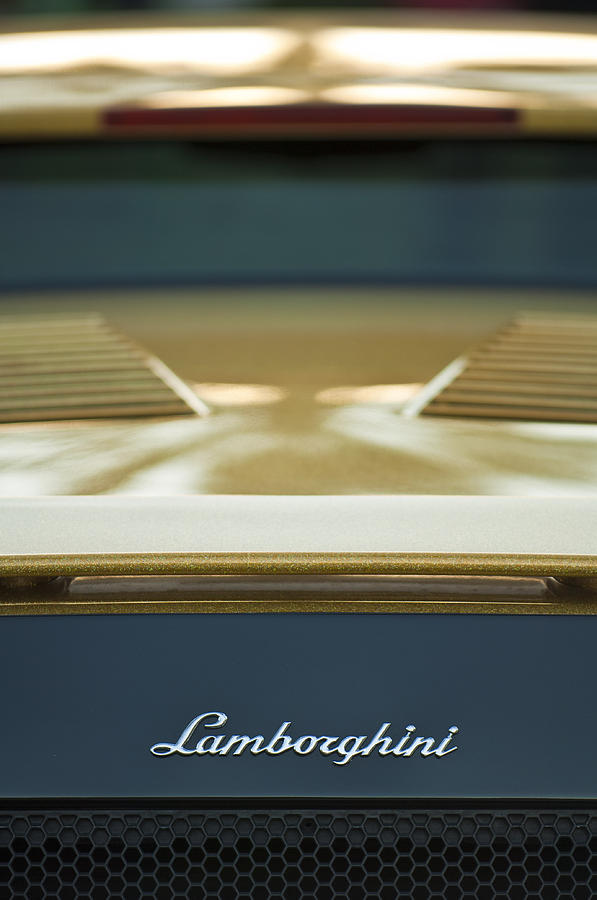Lamborghini Emblem 4 Photograph by Jill Reger
