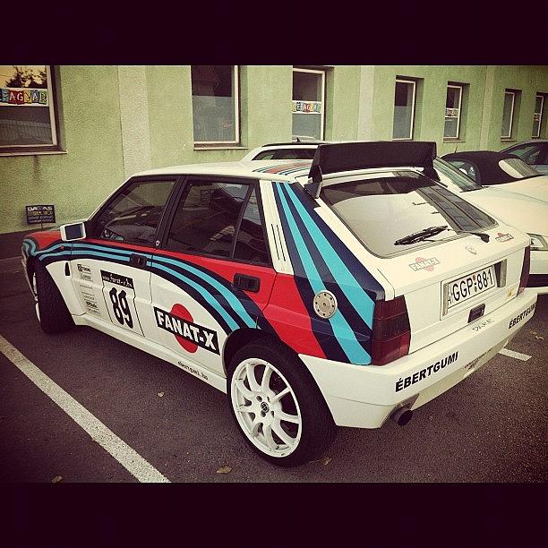 Lancia Hf Integrale Martini Racing Photograph by Gergely Maller