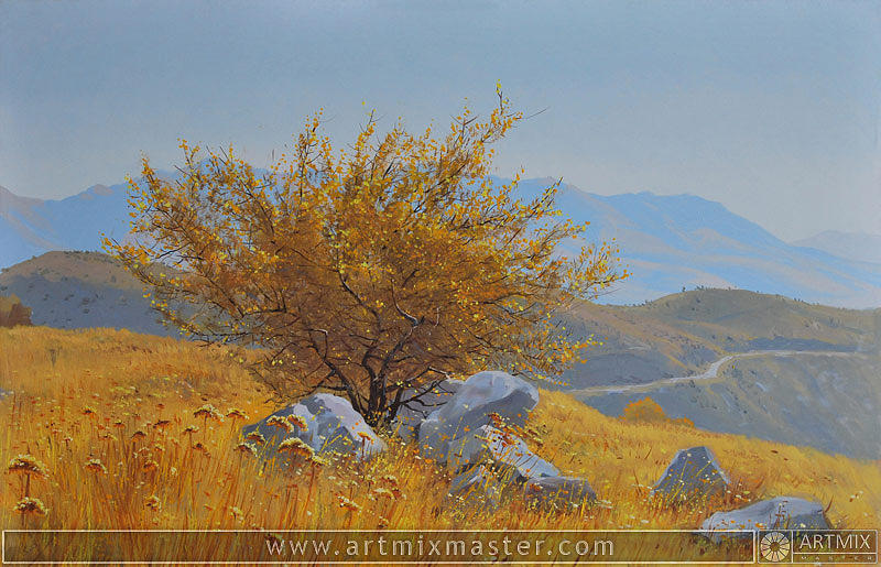 Landscape Drawing - landcape - Artmixmaster.com by Sohib Razzakov