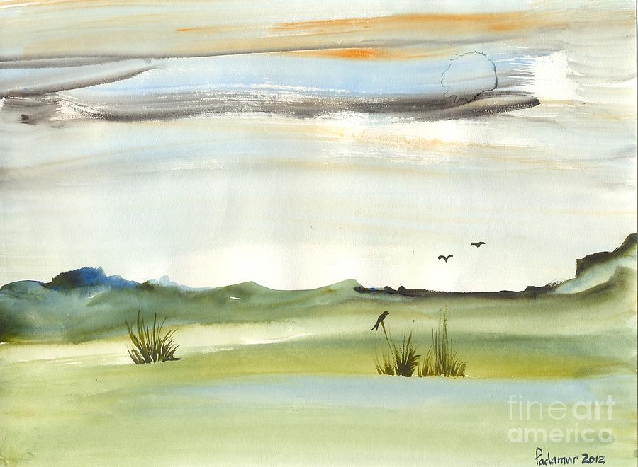 Landscape 2012-1 Painting by Padamvir Singh
