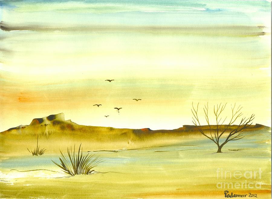 Landscape 2012-13 Painting by Padamvir Singh