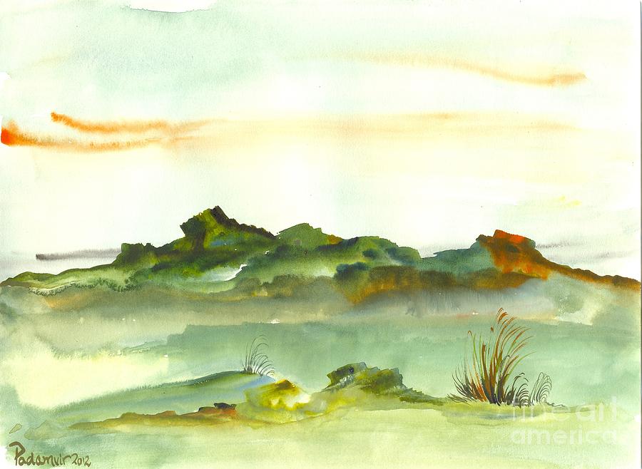 Landscape 2012-4 Painting by Padamvir Singh