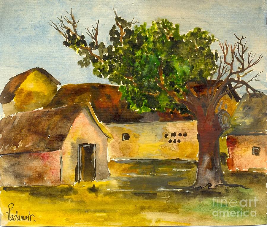 Landscape 3 Painting by Padamvir Singh
