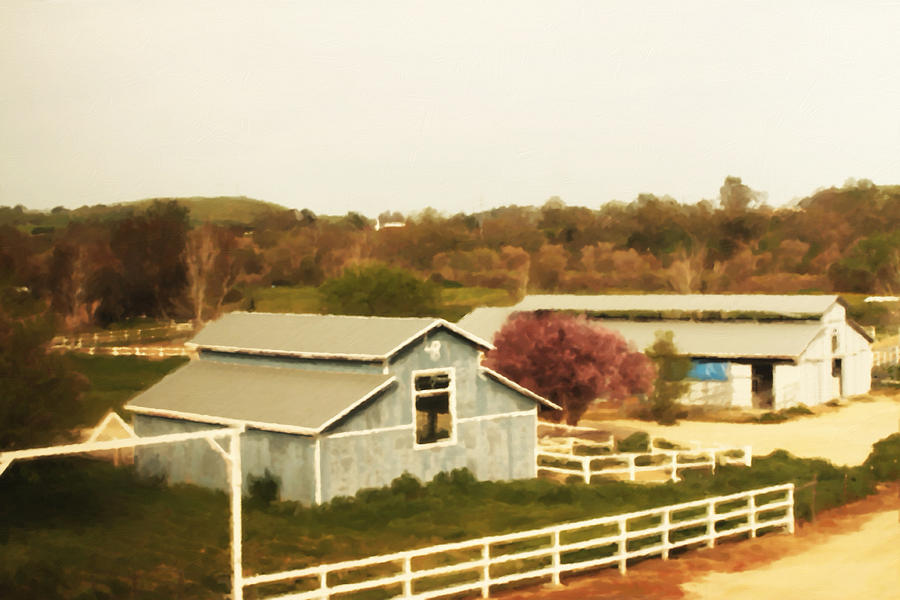 Landscape and Barn Photograph by Lauren Serene