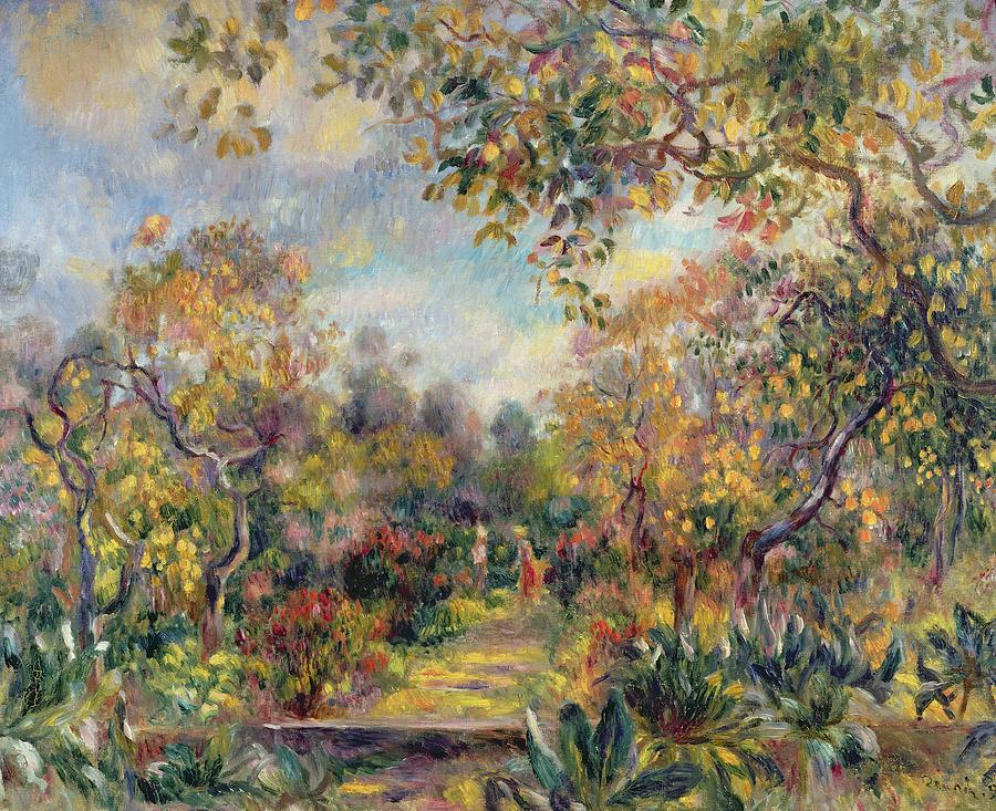 landscape at beaulieu pierre auguste renoir