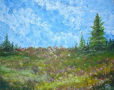 Impressionism Painting - Landscape by Cristy Crites