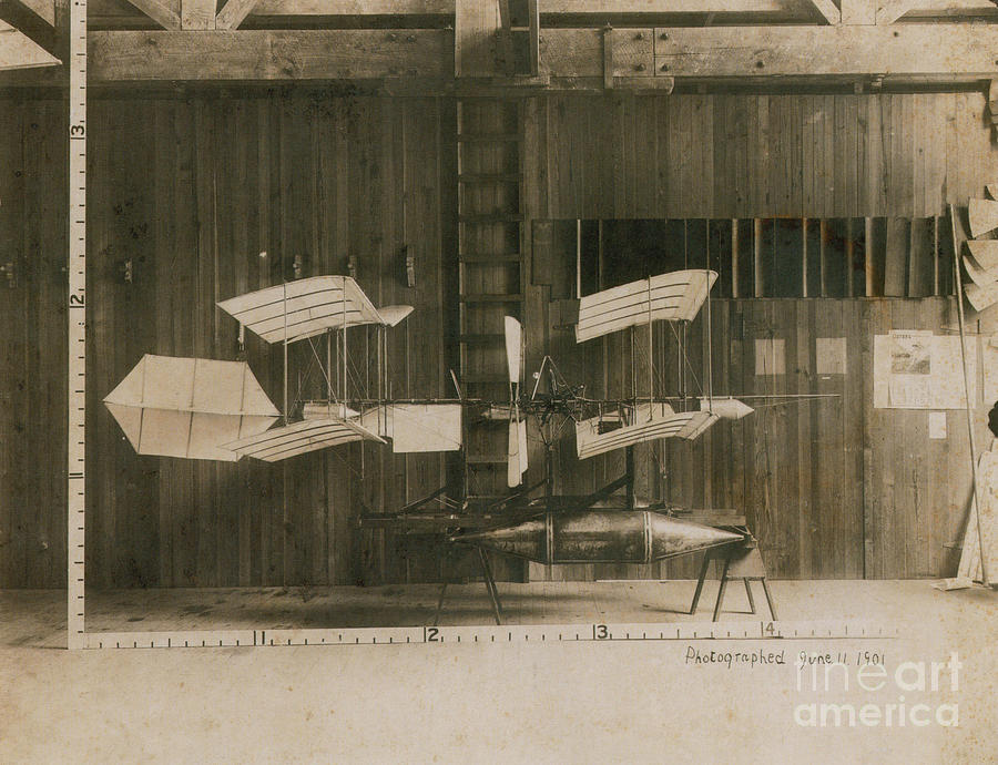 Langley Airplane Model Photograph by Photo Researchers