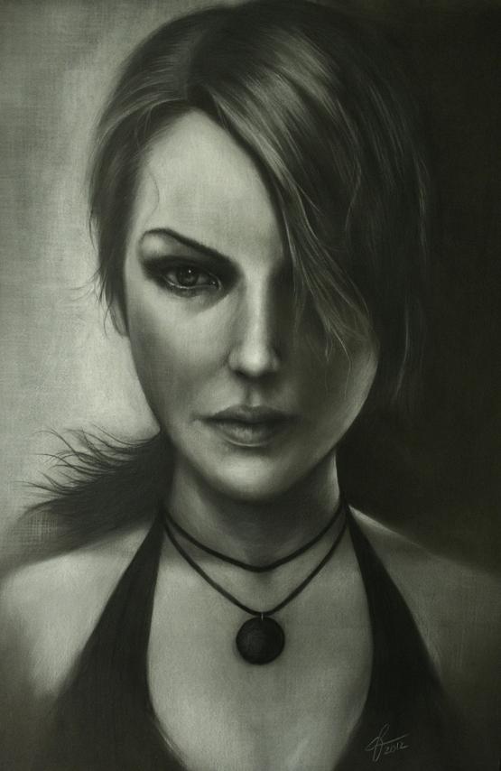 Lara Croft Drawing by Cris Ti | Fine Art America