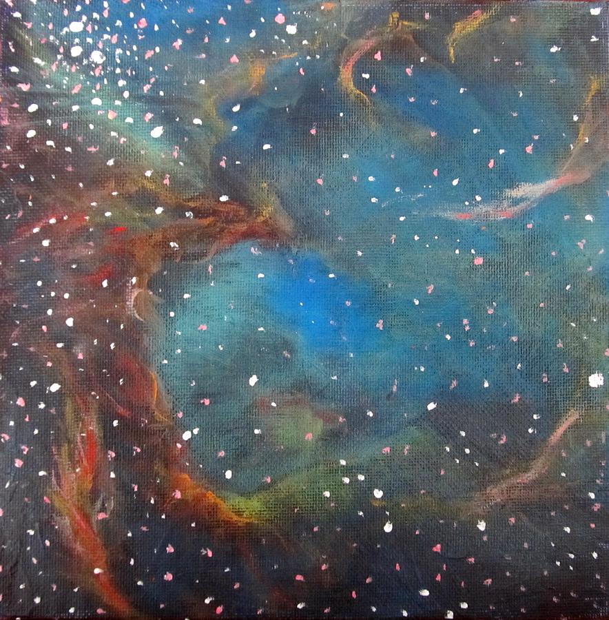 Large Magellanic Cloud Painting by Alizey Khan