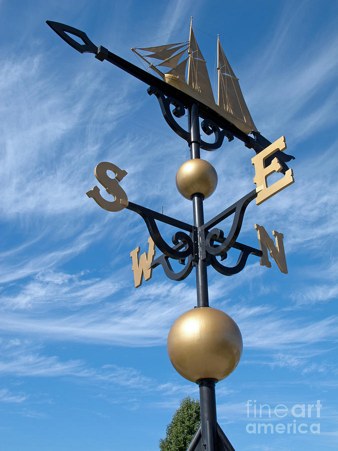 Lake Michigan Photograph - Largest Weathervane by Ann Horn
