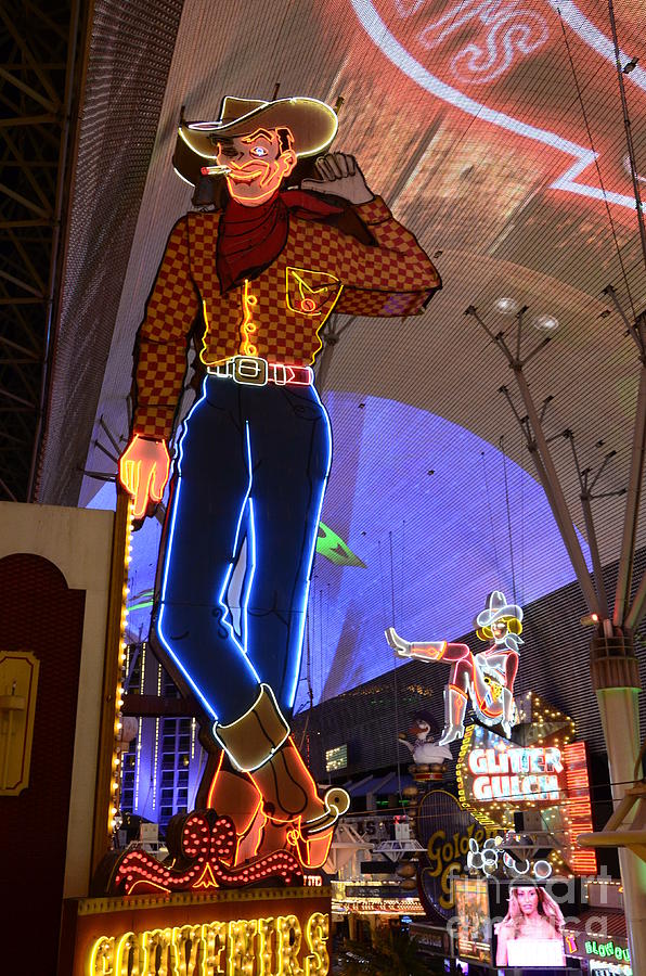 Las Vegas Photograph - Las Vegas Neon by Bob Christopher