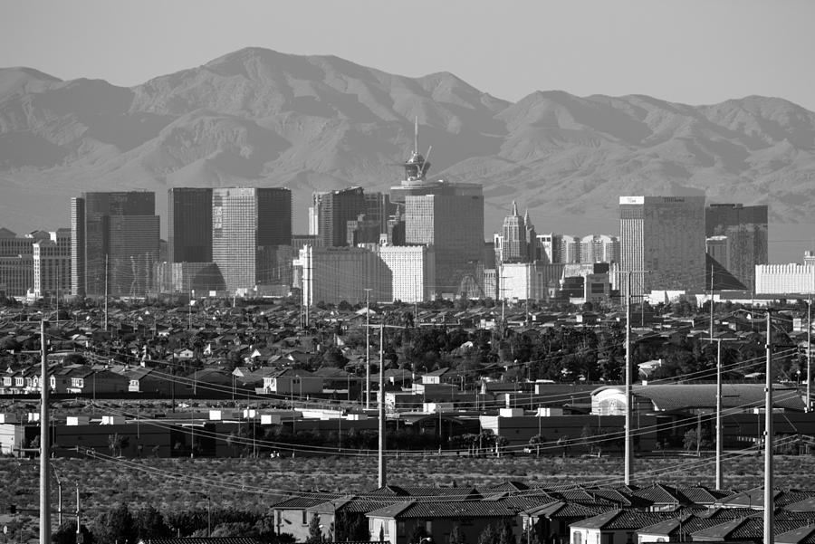 Las Vegas Suburbs Photograph by Julie Niemela