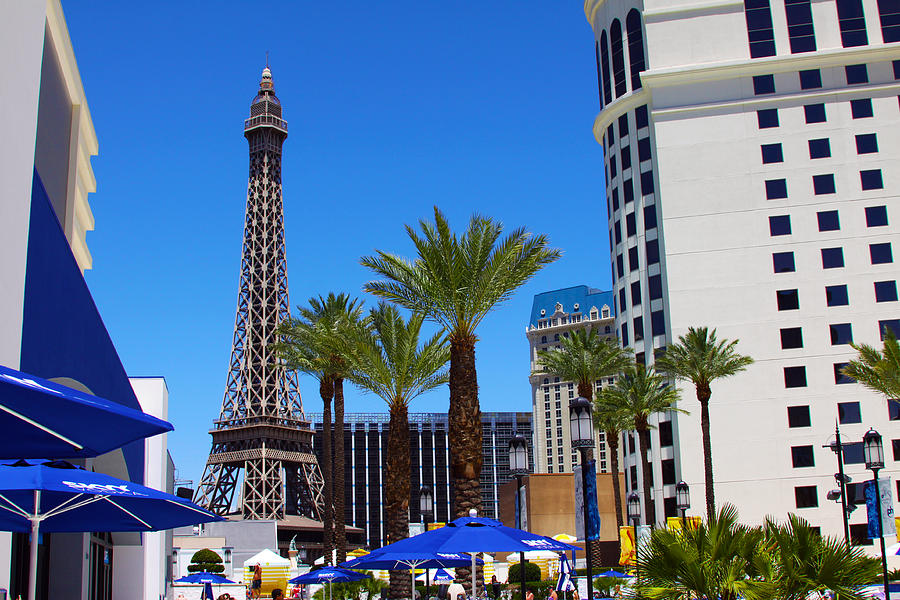 Eiffel Tower Top in Las Vegas by Yolanda Travis