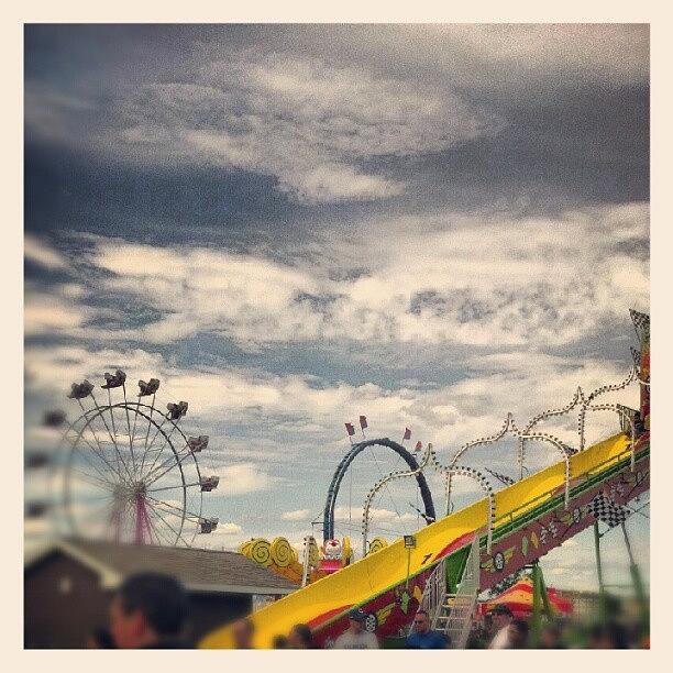 Skyline Photograph - Last Day Of The Fair by Bryan P