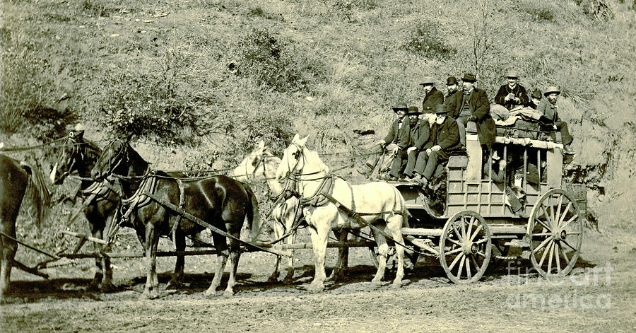 Last Deadwood Coach 1890 Photograph by Padre Art
