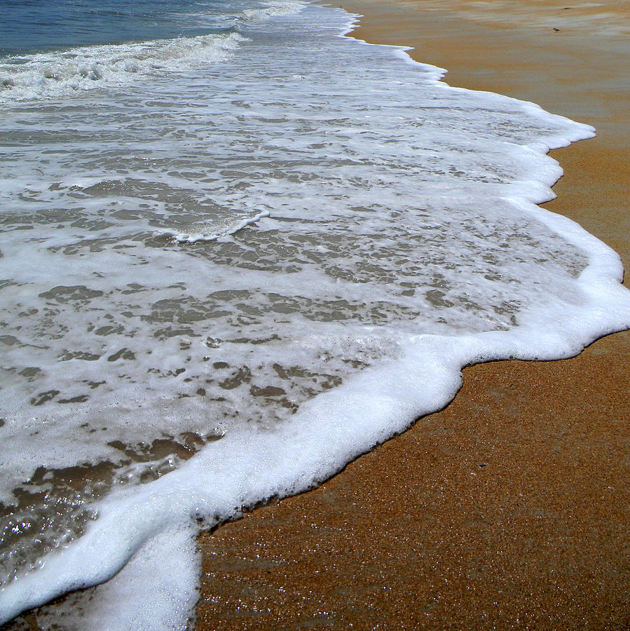 Beach Photograph - Last of the Wave by Christy Usilton