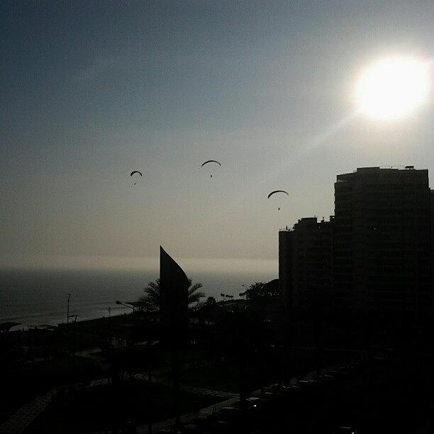 Paragliding Photograph - Last #saturday While Walking Around by Eric Herrera