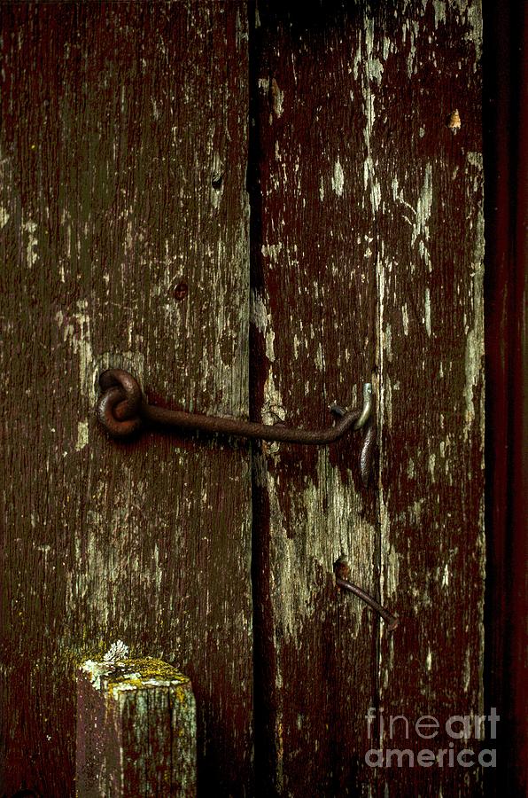 Barn Photograph - Latch by The Stone Age