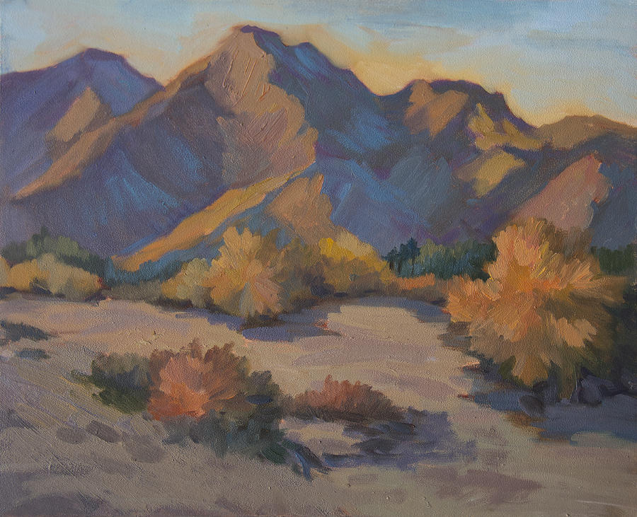 Late Afternoon Light in La Quinta Cove Painting by Diane McClary