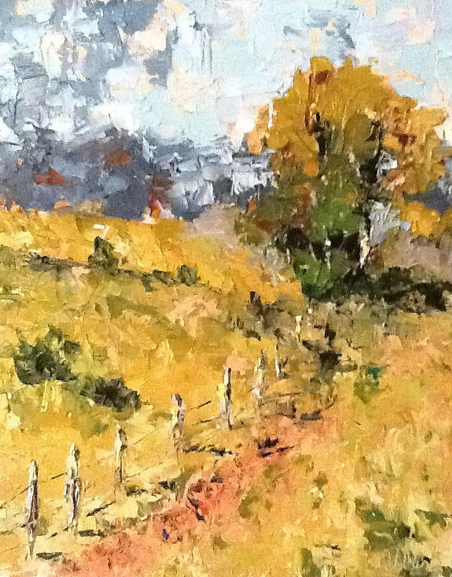 Fall Painting - Late Summer Afternoon by Sylvia Miller