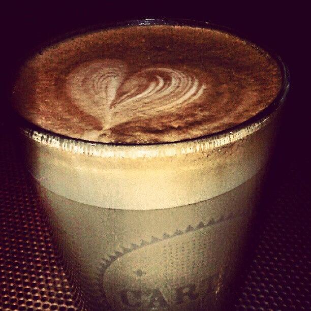Latte Art <3 #coffeelove Photograph by Darcey Blue