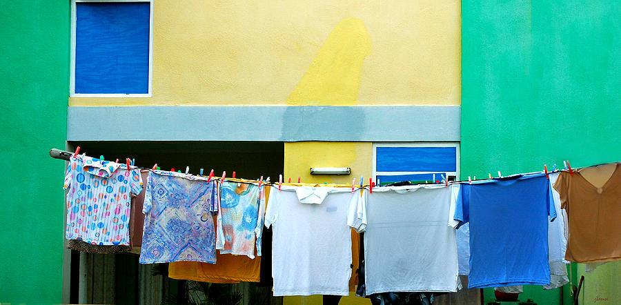 Laundry Island Style Photograph by JoAnn Lense