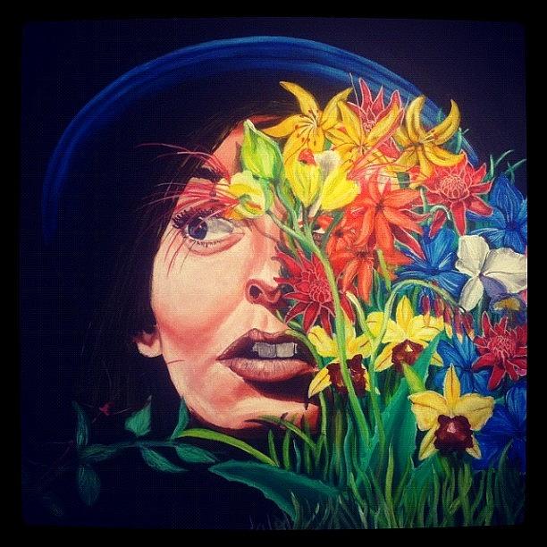 Colors Photograph - Laura#art #artwar #acrylic #girl by Art War