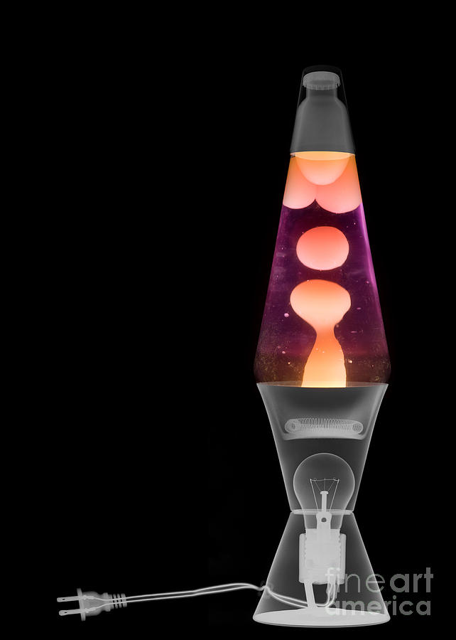 Lava Lamp X-ray Photograph by Ted Kinsman
