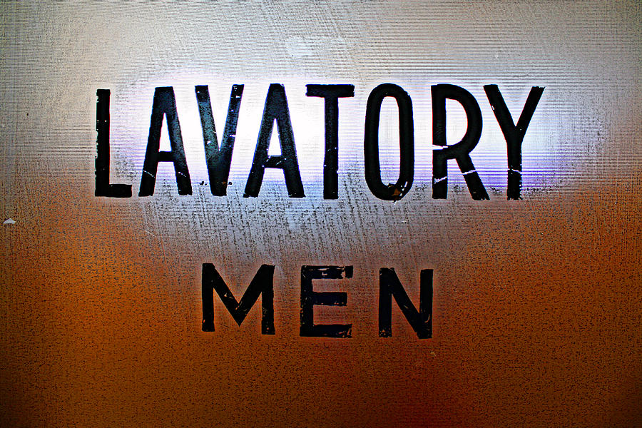 Lavatory Mens Digital Art by Geoff Strehlow