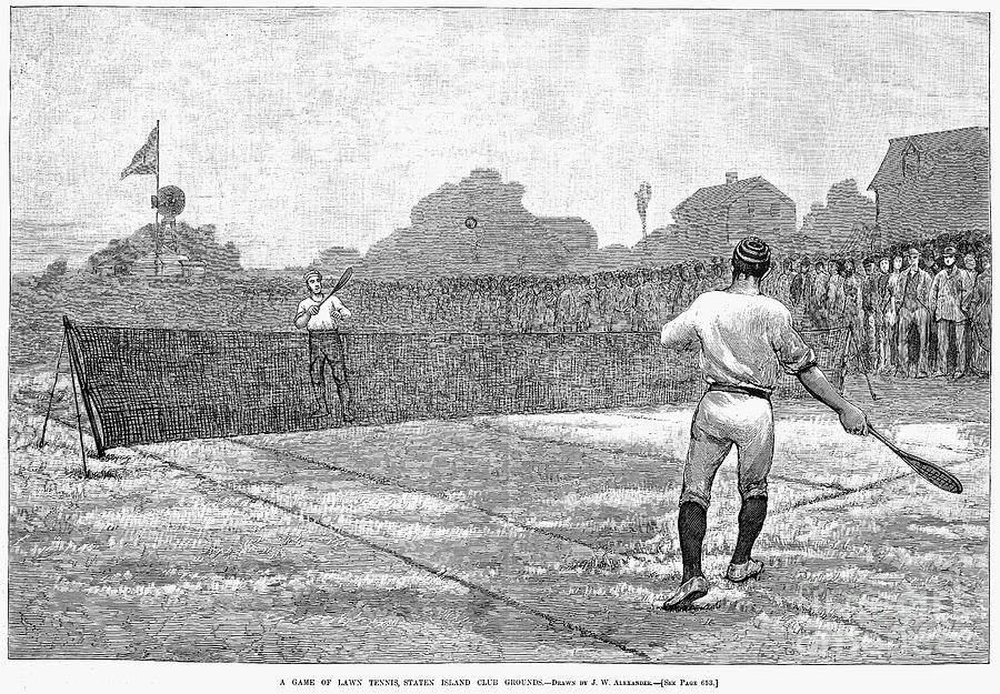 Tennis Photograph - Lawn Tennis, 1881 by Granger