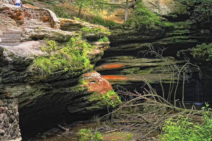 Layered Rock and Foliage Photograph by Richard Gregurich