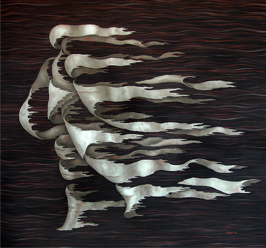 Figure Painting - Layers CL by Diana Durr Figure Painting - Layers CL by Diana Durr