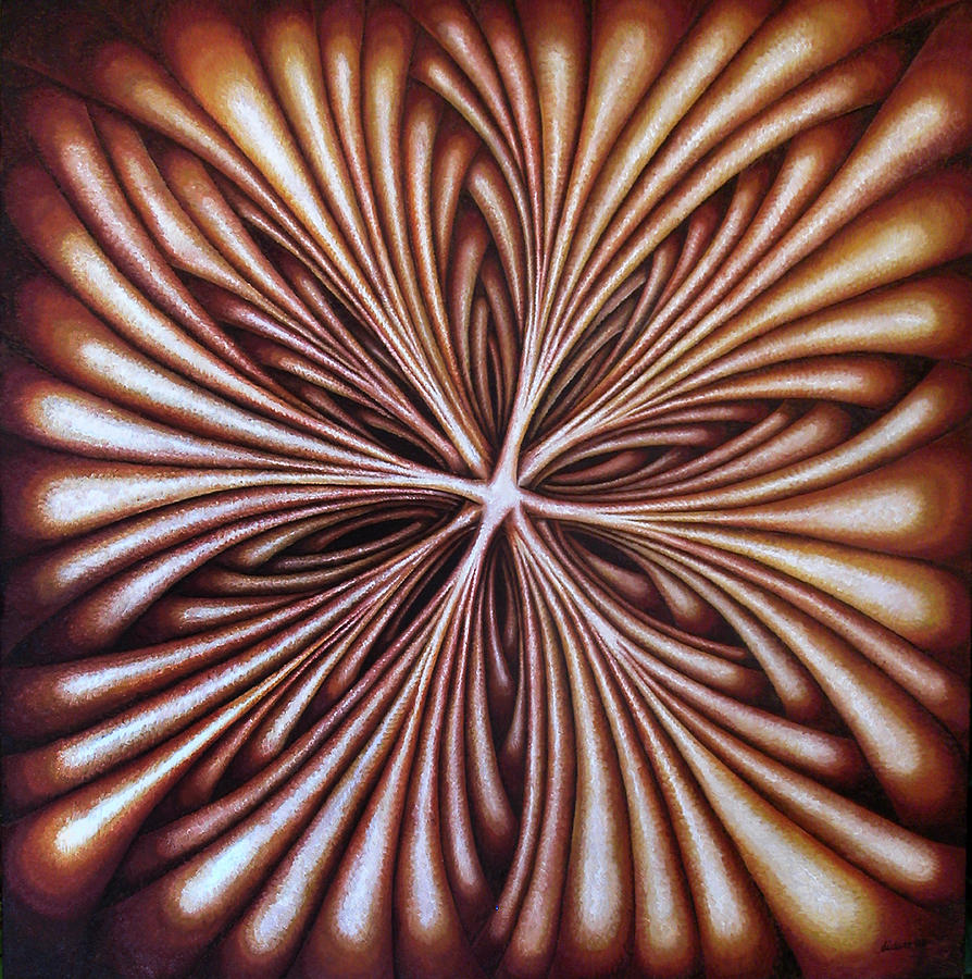 Orange Painting - Layers CXXI by Diana Durr Orange Painting - Layers CXXI by Diana Durr