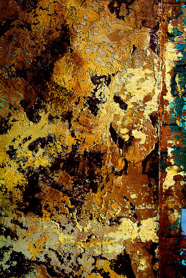 Old Paint Photograph - Layers of Old Paint by Frank DiGiovanni
