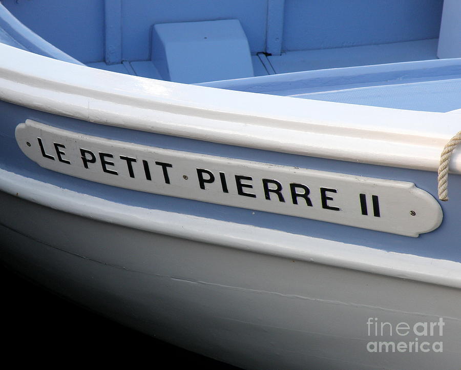 Sail Boat Photograph - Le Petit Pierre II by Lainie Wrightson