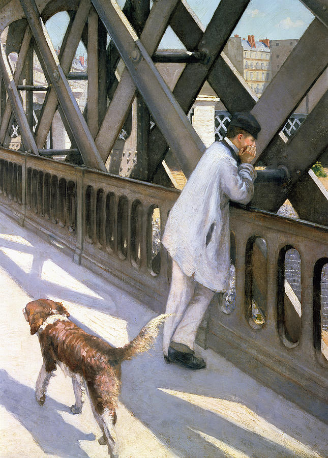 Gustave Caillebotte Painting - Le Pont de LEurope by Gustave Caillebotte