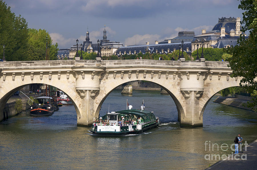 Paris Photograph - Le Pont Neuf . Paris. by Bernard Jaubert