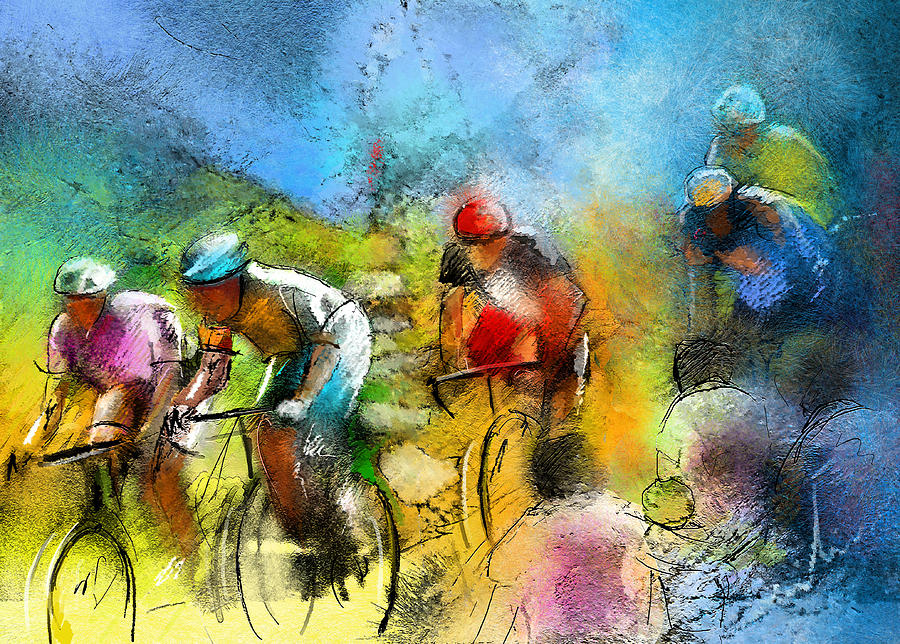 Le Tour de France 01 bis Painting by Miki De Goodaboom