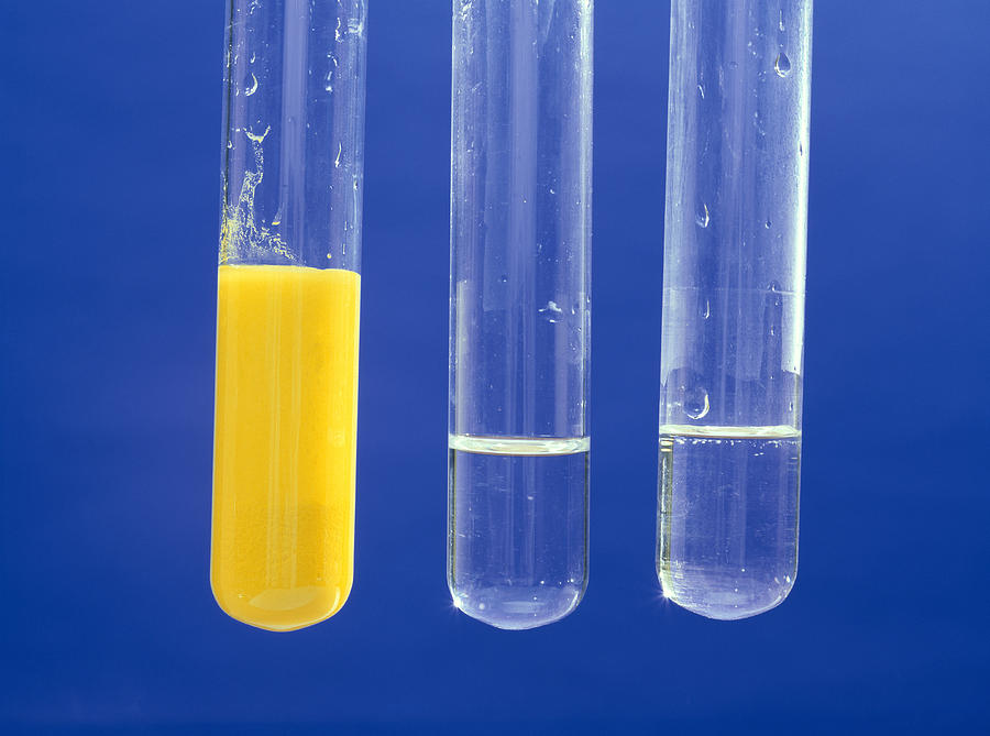 precipitate in test tube