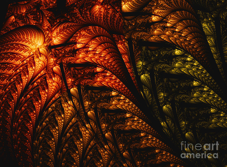 Leaf Tapestry Digital Art by Elaine Manley