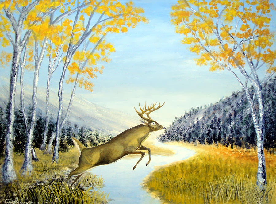 Leap Of Faith Painting by Larry Cirigliano