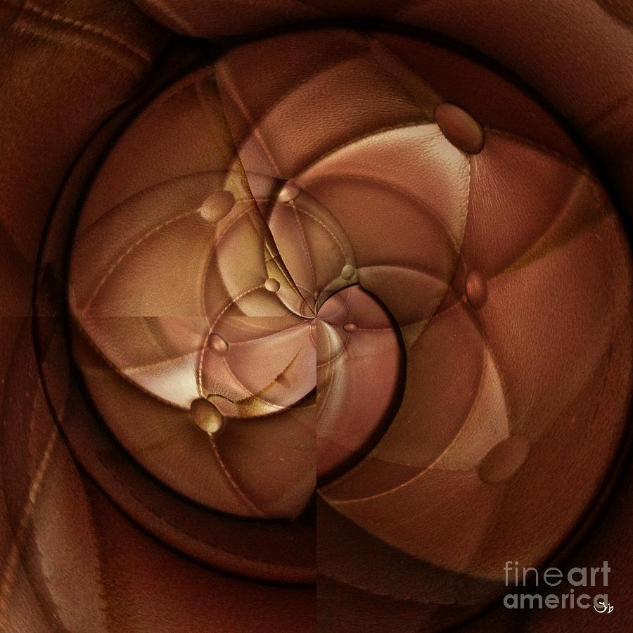 Leather Flower  Digital Art by Ronald Bissett