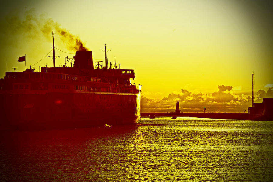 Leaving Port Photograph by Randall Cogle