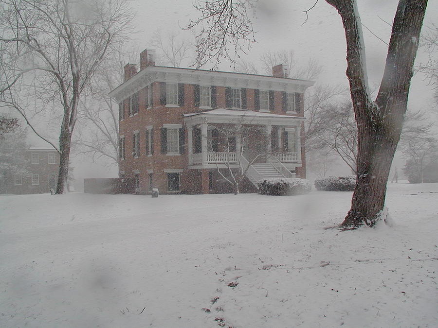 Lee Hall Mansion in Winter Photograph by Catherine Kurchinski - Fine Art  America