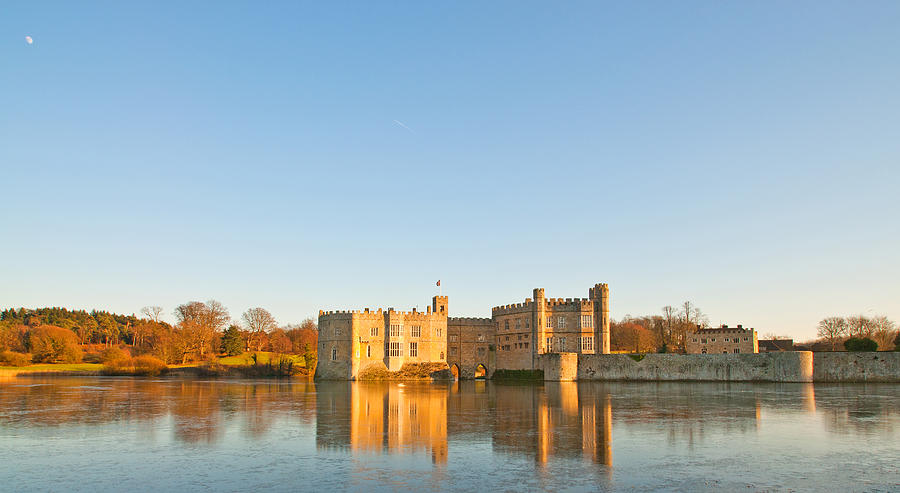 Leeds Castle on Ice 2 Photograph by Chris Thaxter