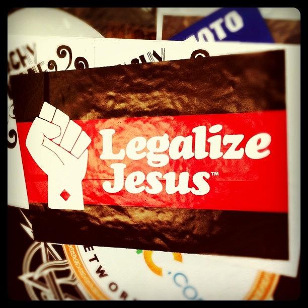 Jesus Christ Photograph - Legalize Jesus by Jason Ogle