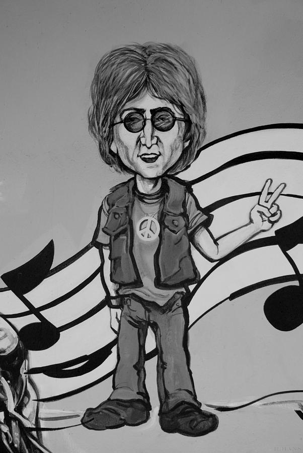 LENNON in BLACK AND WHITE Photograph by Rob Hans