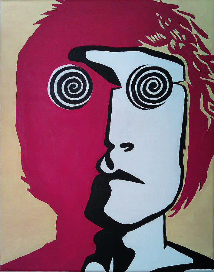 The Beatles Painting - Lennon by Kenny Cannon