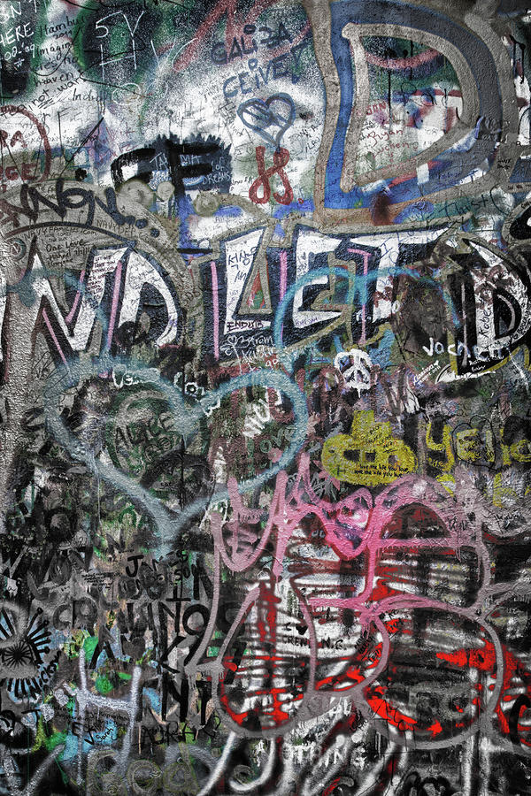 Lennon Wall Prague Photograph by Jason Wolters