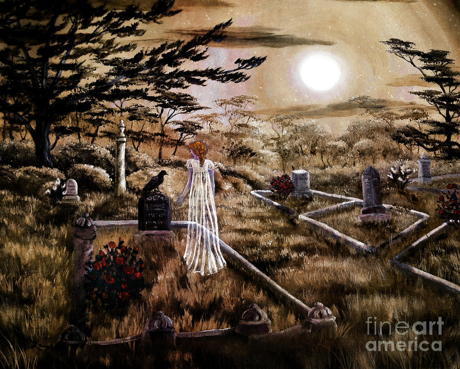 Lenore with Red Roses Digital Art by Laura Iverson